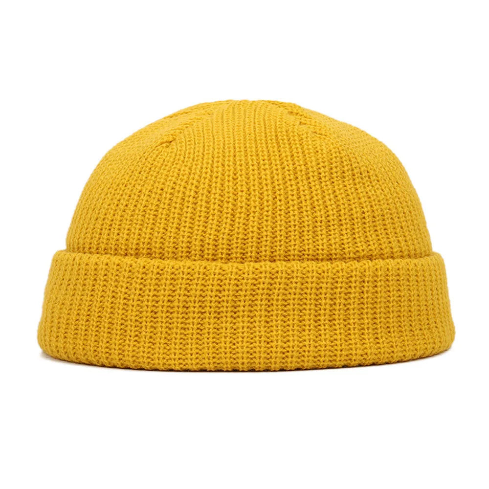 Short Knit Fisherman Beanie