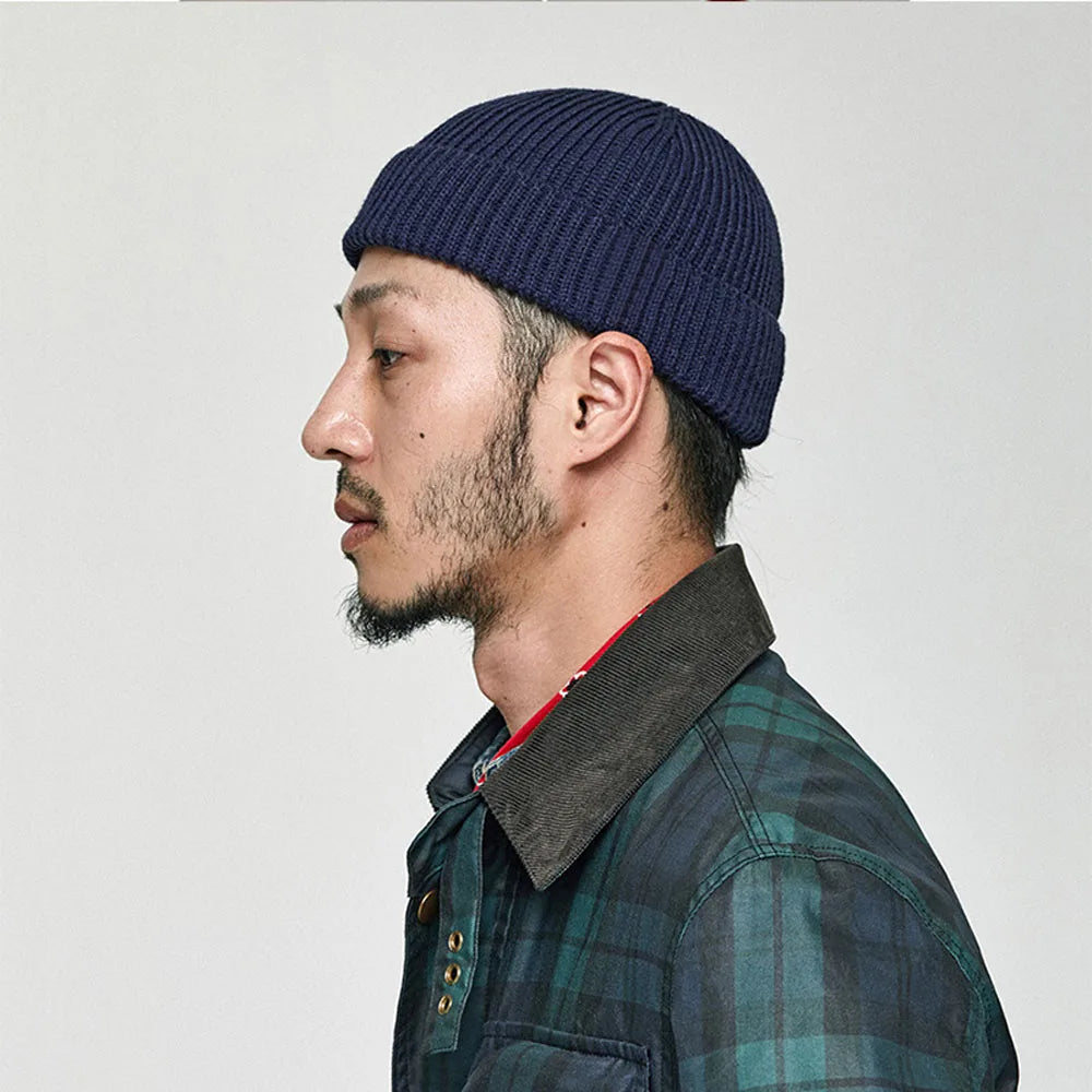 Short Knit Fisherman Beanie