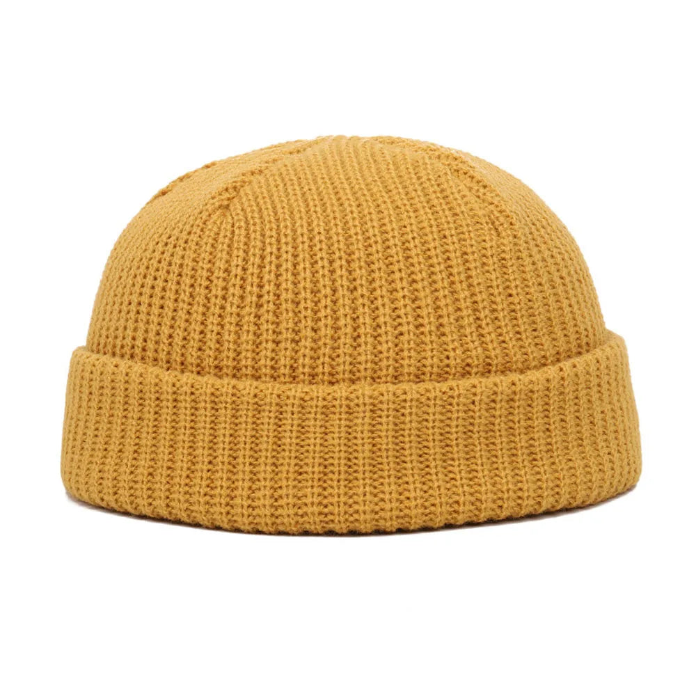 Short Knit Fisherman Beanie