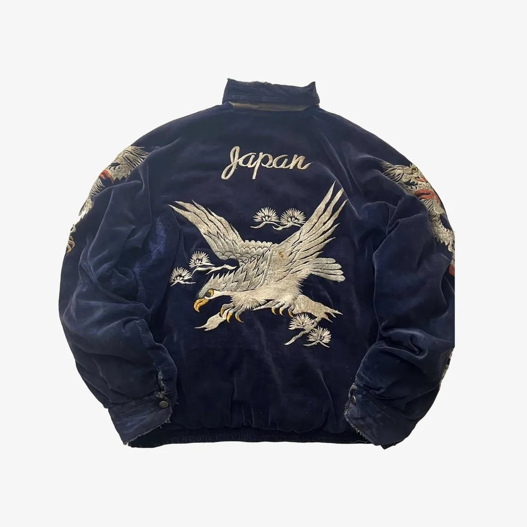 Dragon Embroidered Bomber