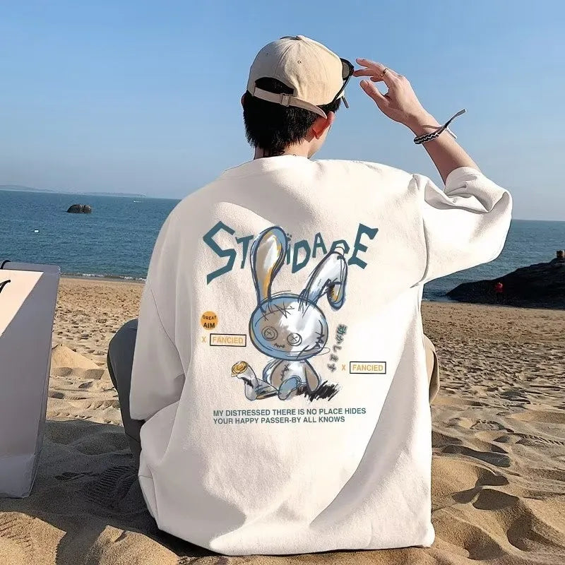 Rabbit Puppet Oversized Tee