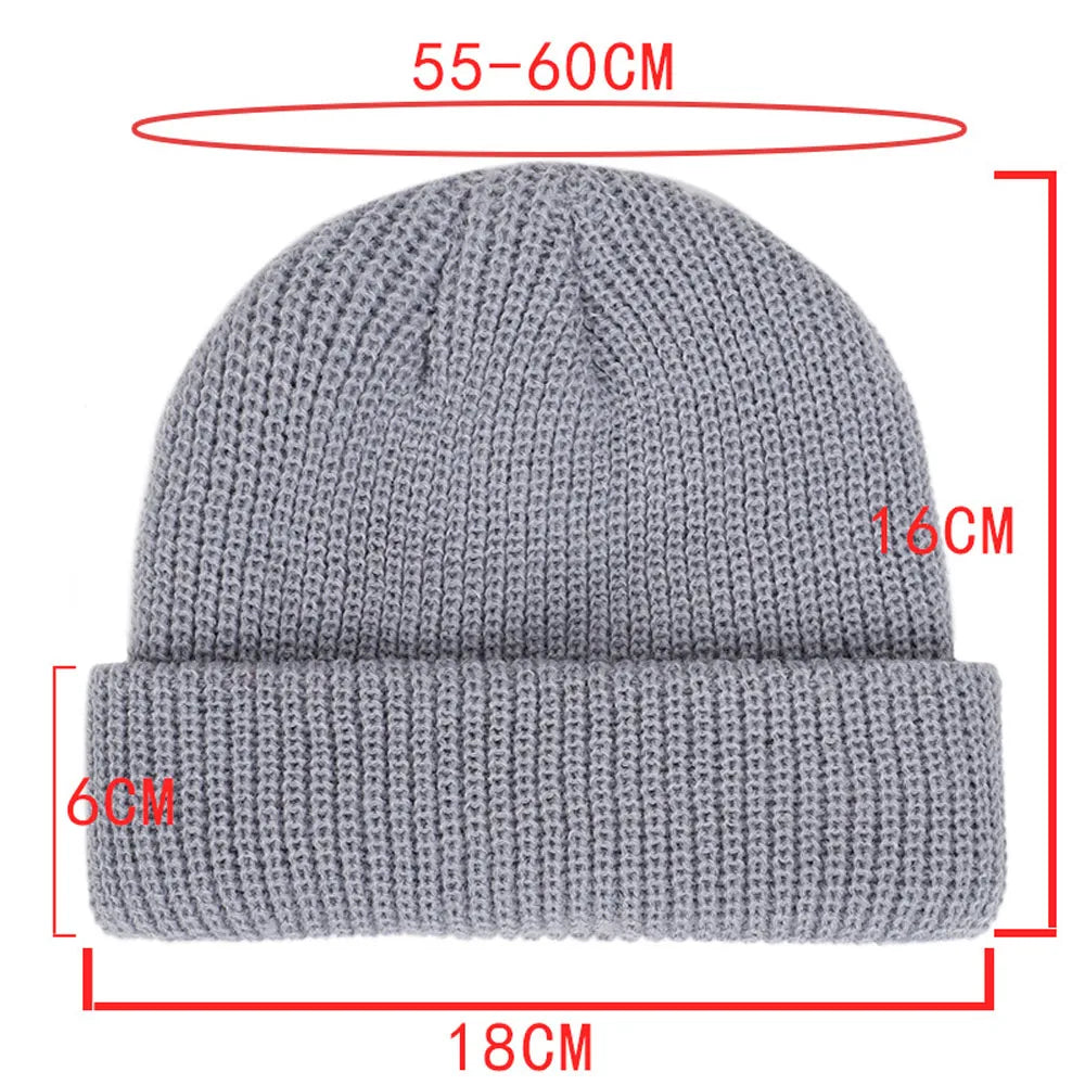 Short Knit Fisherman Beanie