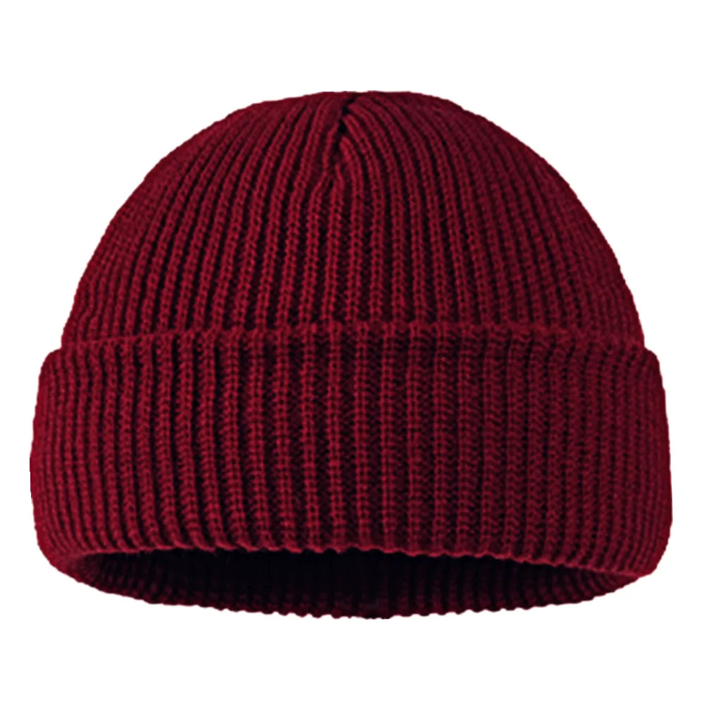 Short Knit Fisherman Beanie