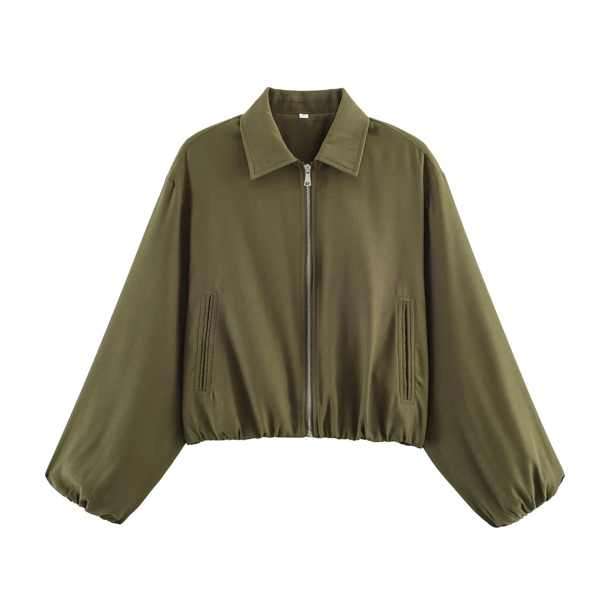 Cropped Varsity Bomber