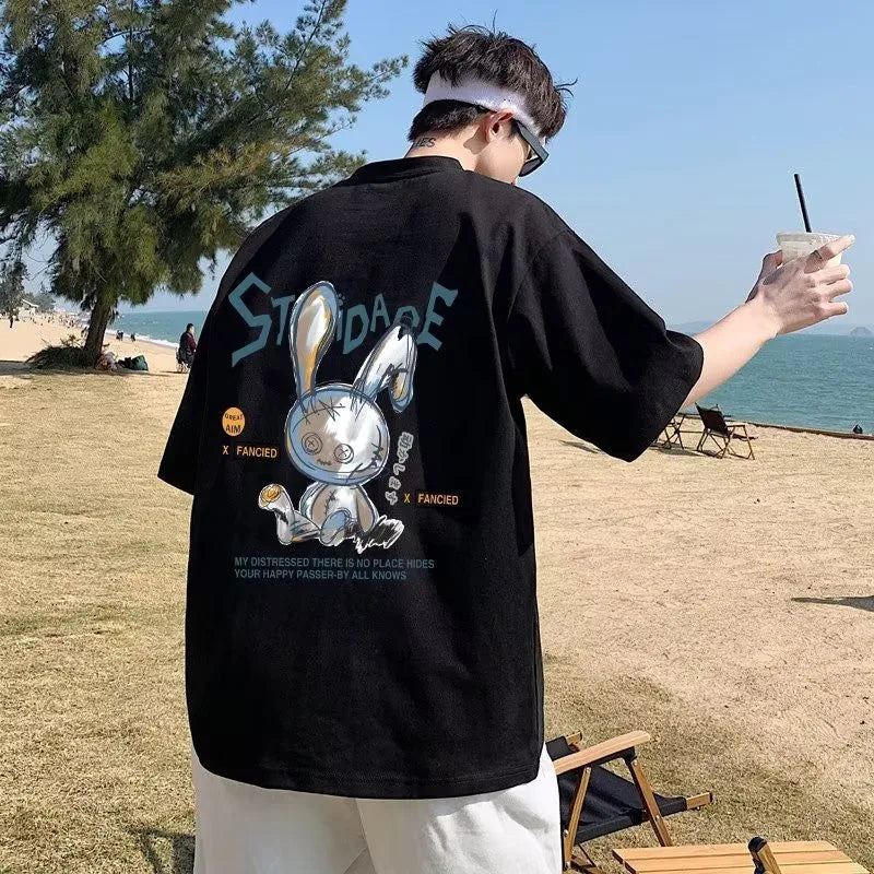 Rabbit Puppet Oversized Tee