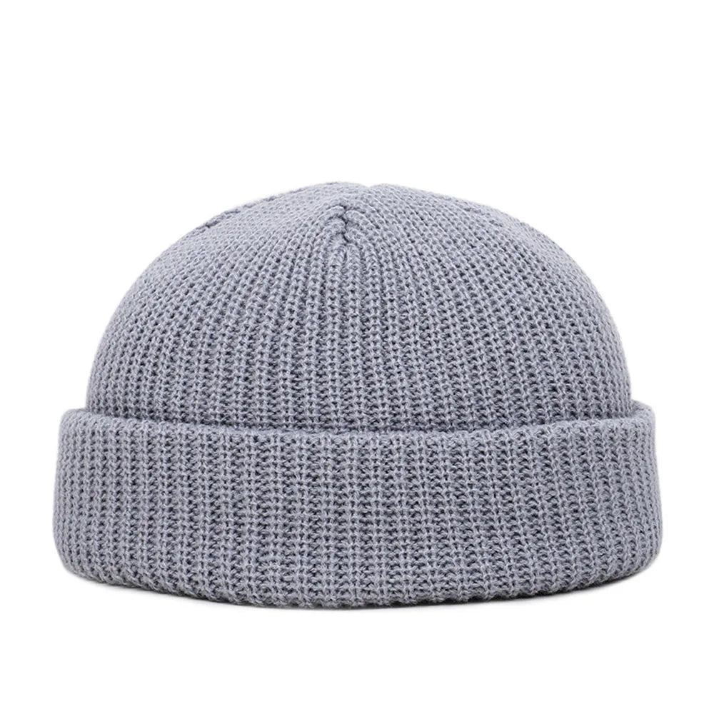 Short Knit Fisherman Beanie