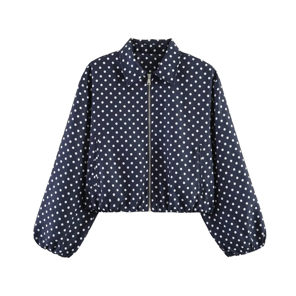 Cropped Varsity Bomber