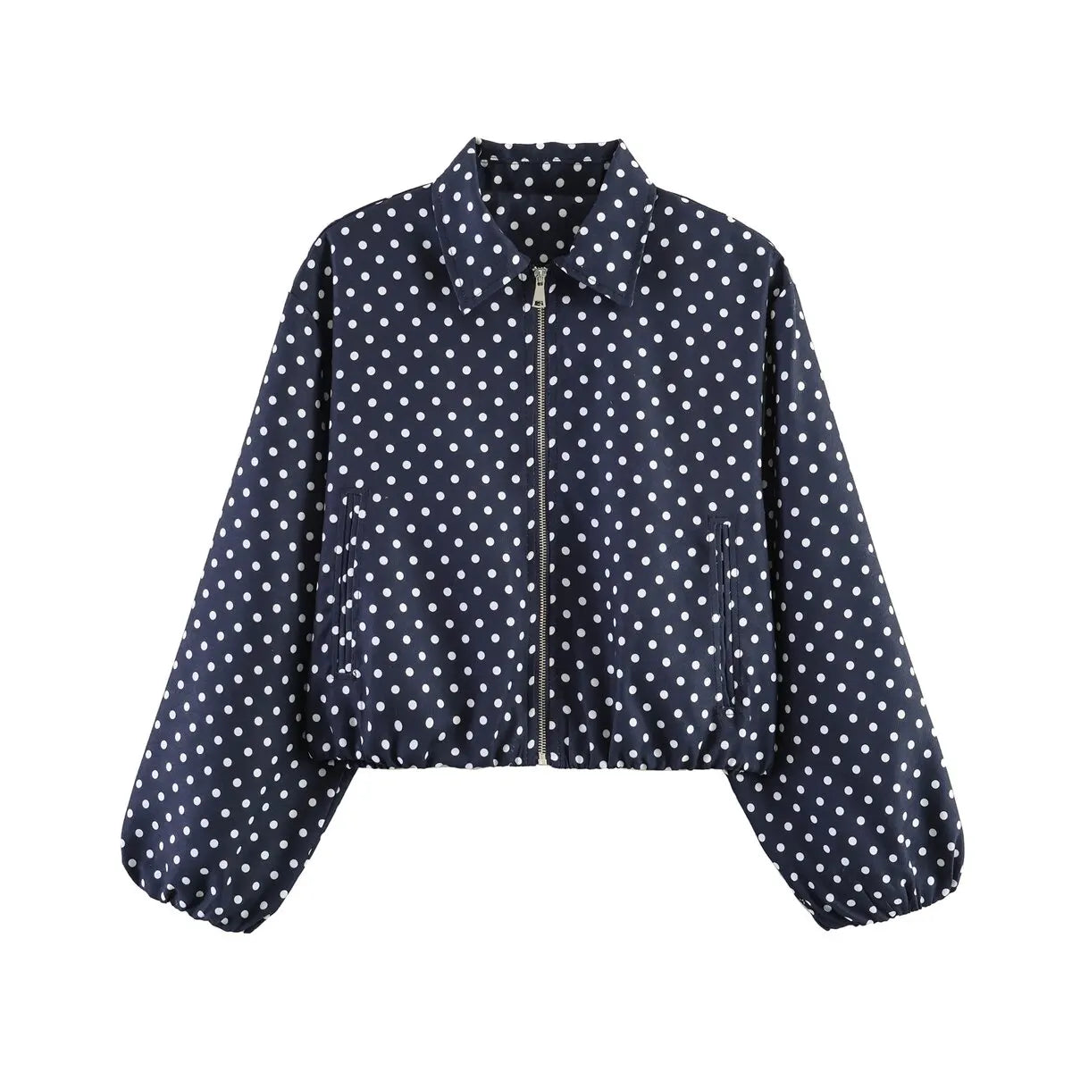 Cropped Varsity Bomber