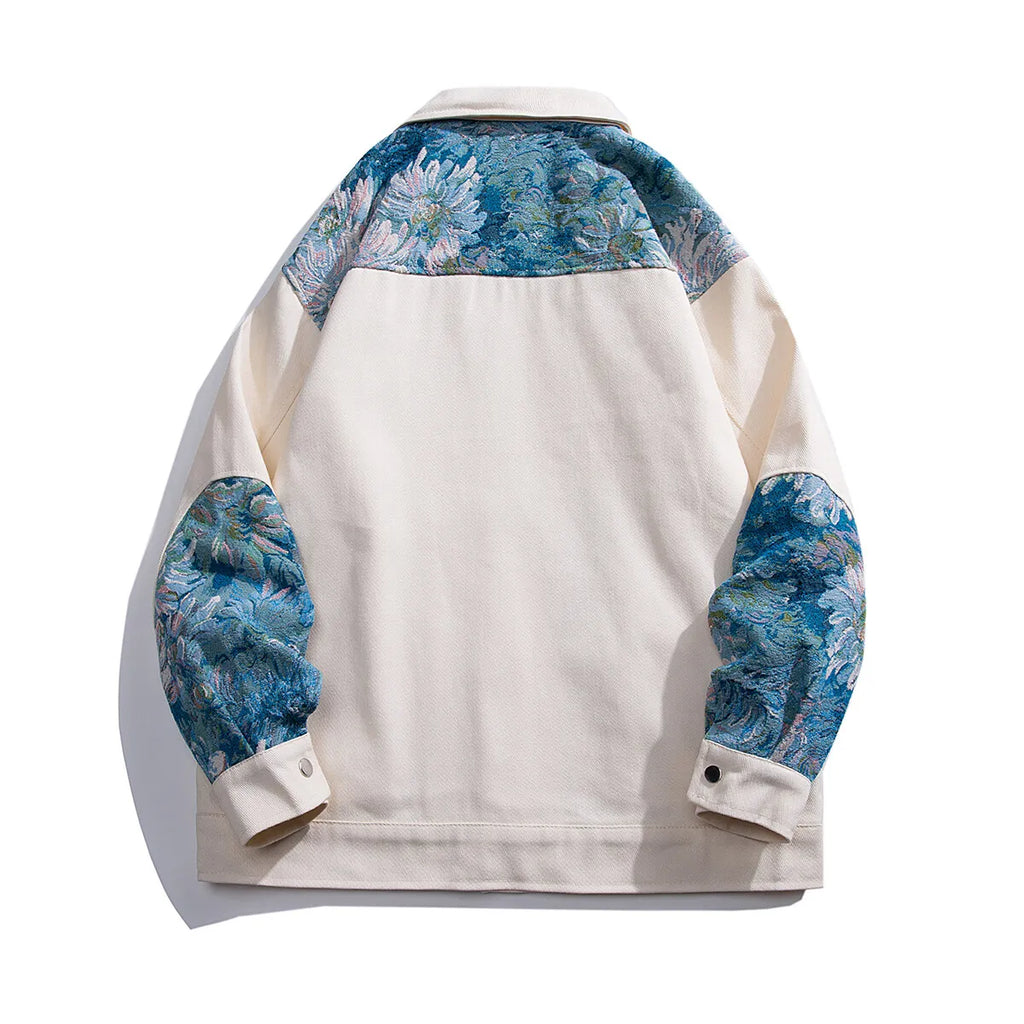 Embroidered Street Bomber Jacket