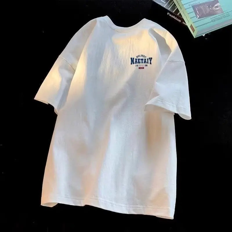 Vintage Letter Oversized Tee