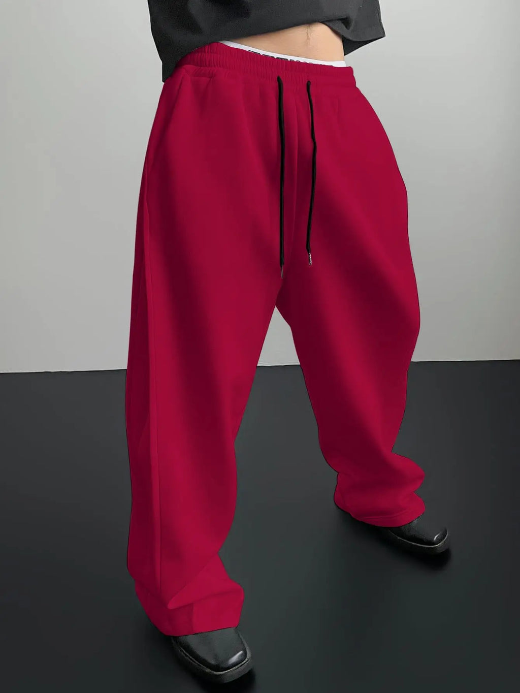 Wide-Leg Sweatpants