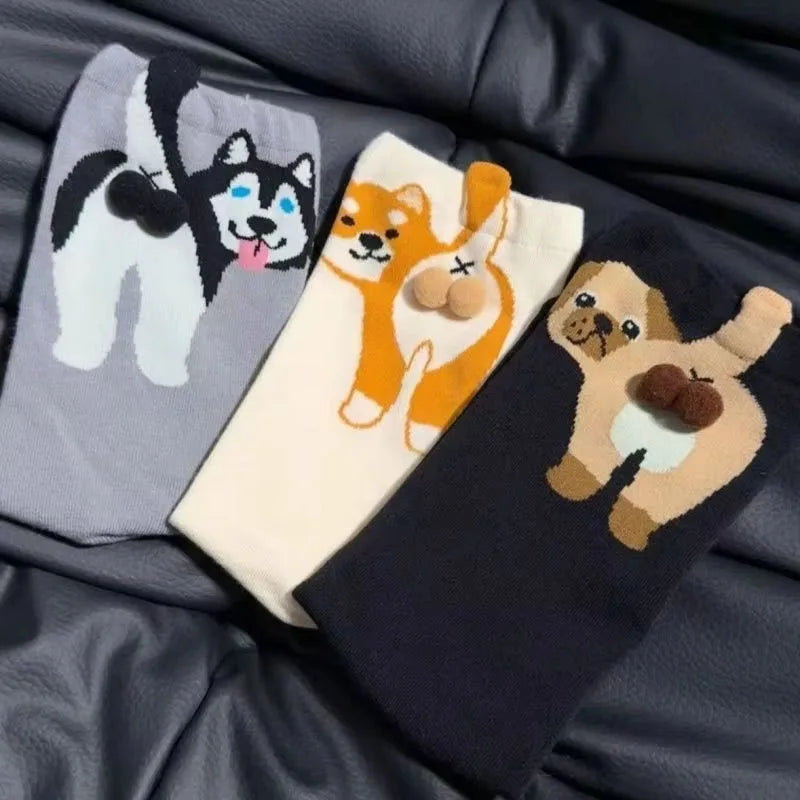 Cartoon Cat Socks Pack