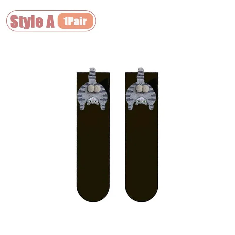 Cartoon Cat Socks Pack