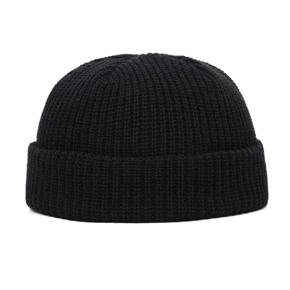 Short Knit Fisherman Beanie
