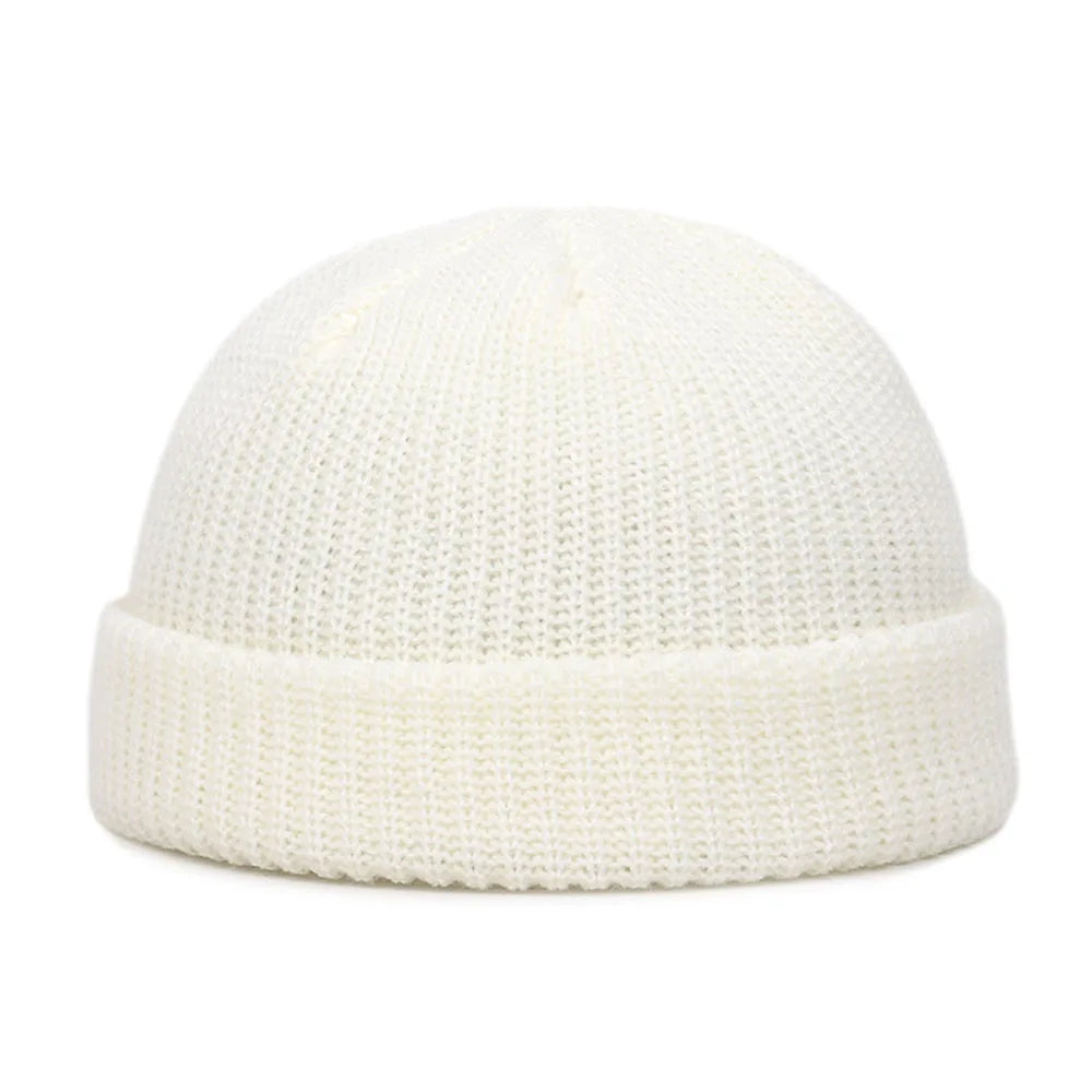 Short Knit Fisherman Beanie