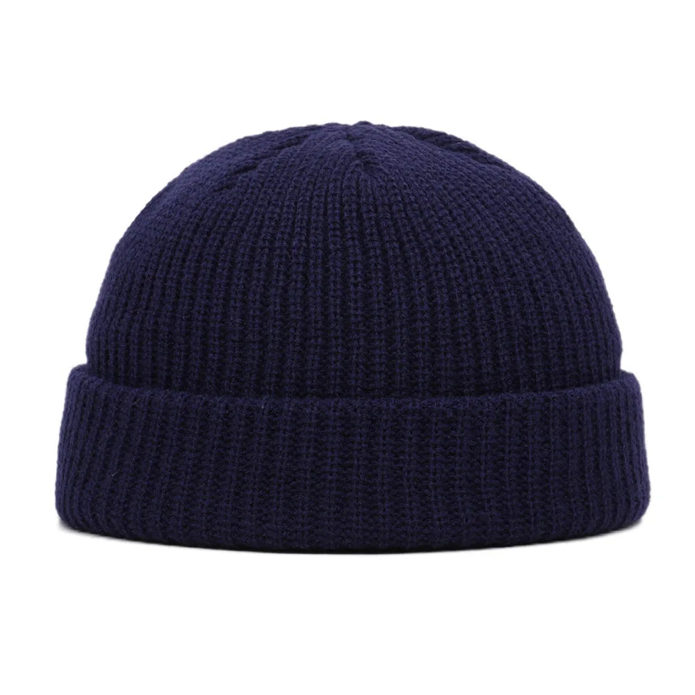 Short Knit Fisherman Beanie