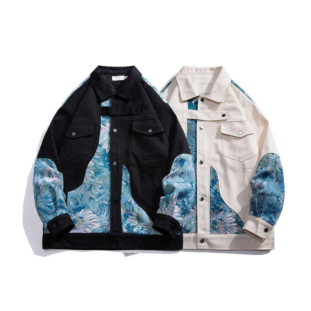 Embroidered Street Bomber Jacket