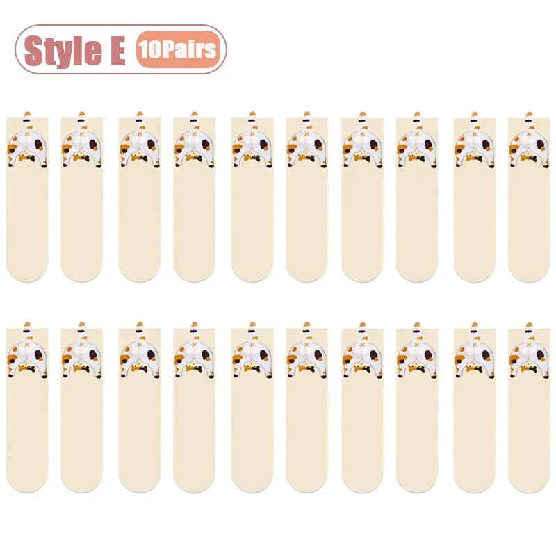 Cartoon Cat Socks Pack